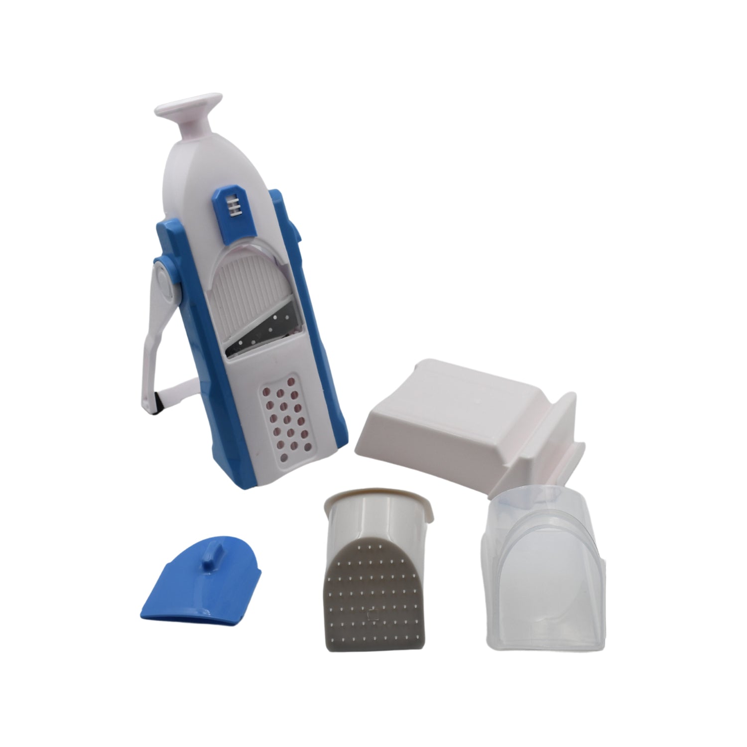 Vegetable chopper with garlic grinder. Vegetable chopper with garlic grinder.